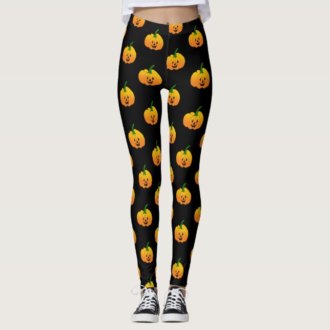 Jack O Lantern Leggings (Front)