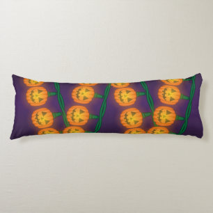 Jack O Lantern Lights Body Cushion