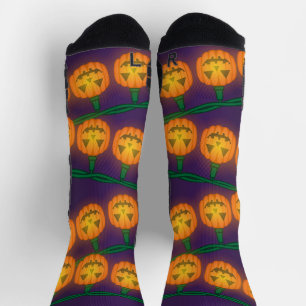 Jack O Lantern Lights Socks