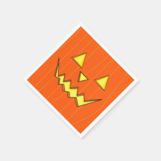 Jack-O-Lantern Napkins For Halloween Party