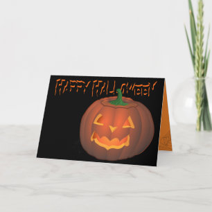Jack-o-lantern Party Invitations Cards Halloween