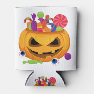 jack o lantern pumpkin can cooler