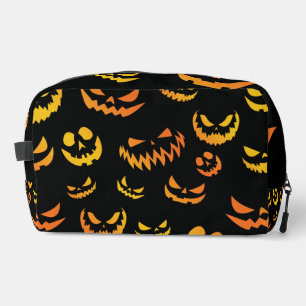 Jack O Lantern Pumpkin Face Dopp Kit