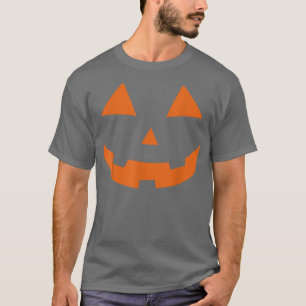 Jack o Lantern pumpkin face easy halloween costume T-Shirt