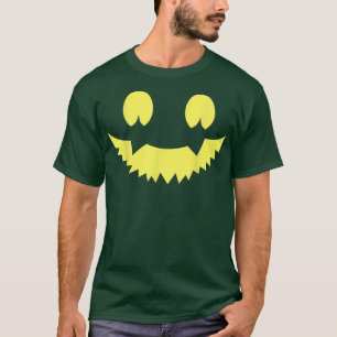 Jack o Lantern Pumpkin Face Easy Halloween Costume T-Shirt