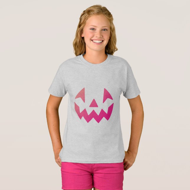 Jack-o-lantern pumpkin face  T-Shirt (Front Full)