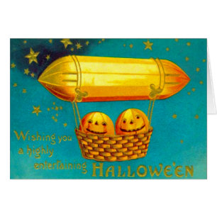 Jack O' Lantern Pumpkin Hot Air Balloon