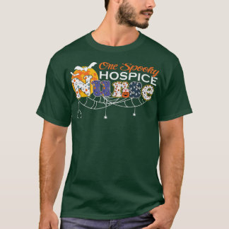 Jack O Lantern Pumpkin One Spooky Hospice Nurse Ha T-Shirt