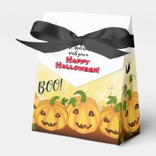 Jack O Lantern Pumpkin Patch Halloween Party Favour Box