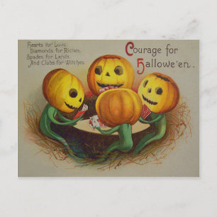 Jack O' Lantern Pumpkin Playing Cards Poker