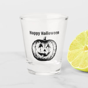 Jack-o'-lantern Pumpkin Shot Glass