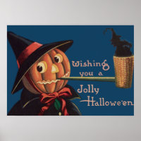 Jack O' Lantern Pumpkin Witch Pipe