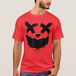 Jack O Lantern scary carved pumpkin face Halloween T-Shirt