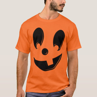 Jack-O-Lantern Silly Face w/Tooth Orange T-Shirt