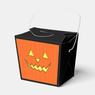 Jack-O-Lantern Take Out Style Party Favour Box