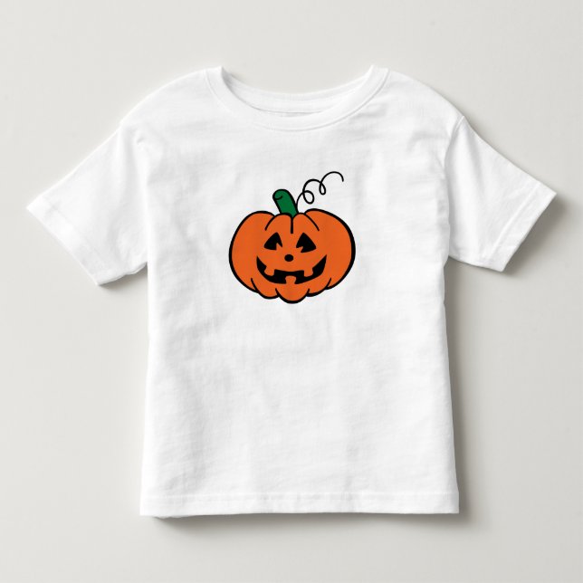 Jack O Lantern Toddler T-Shirt (Front)
