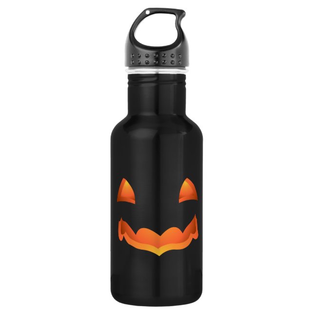 Jack-o-lantern Travel Mug Halloween Pumpkin Cups 532 Ml Water Bottle (Front)
