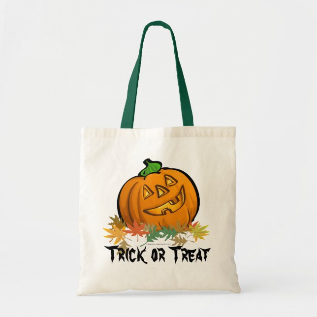 Jack o Lantern Trick or Treat Bag (Front)