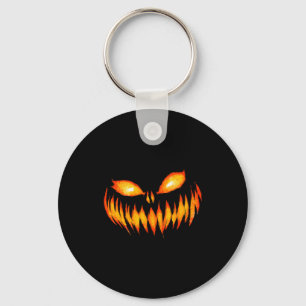 Jack O Lantern Y Carved Pumpkin Face Halloween Cos Key Ring