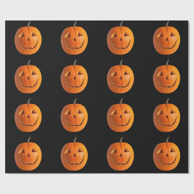 Jack-O-Lanterns 1 Wrapping Paper (Flat)