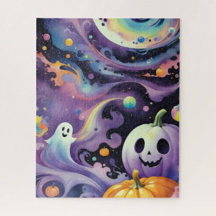 Jack-O'-Lanterns and Friendly Phantoms in Space Jigsaw Puzzle