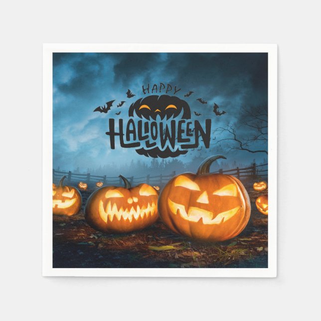 Jack-O-Lanterns Napkin (Front)