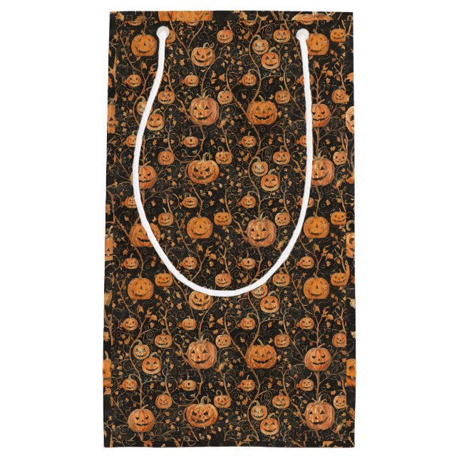 Jack-o-Lanterns on the Vine Gift Bag (Front)