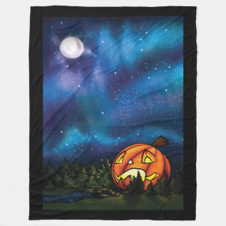 Jack-o-Moon Fleece Blanket