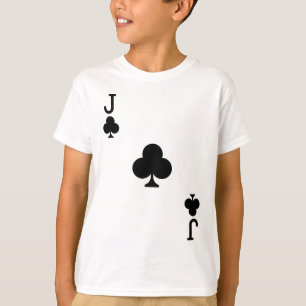 Jack Of Clubs Costume Halloween Deck Of Cards T-Shirt