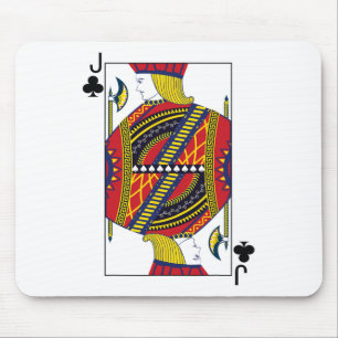 Jack Of Clubs Poker Card Playing Card Blackjack Ca Mouse Mat