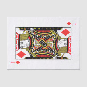 Jack of Diamonds Tissue Paper