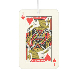 Jack of Hearts Car Air Freshener