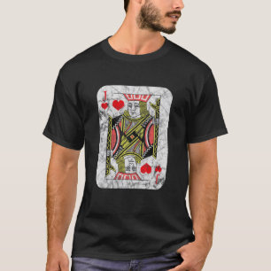 Jack Of Hearts Playing Card Deck Poker Lover T-Shirt