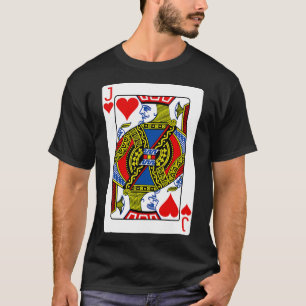 Jack Of Hearts Playing Card Valentine Costume T-Shirt