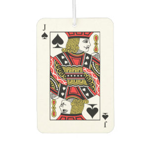 Jack of Spades Car Air Freshener