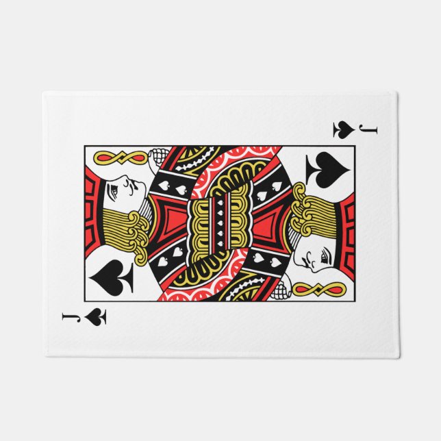 Jack of Spades Doormat (Front)