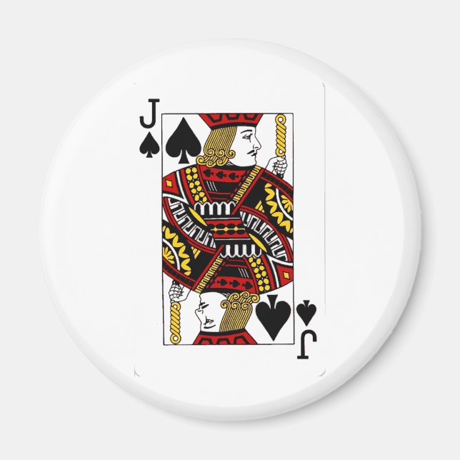 jack of spades.png magnet (Front)