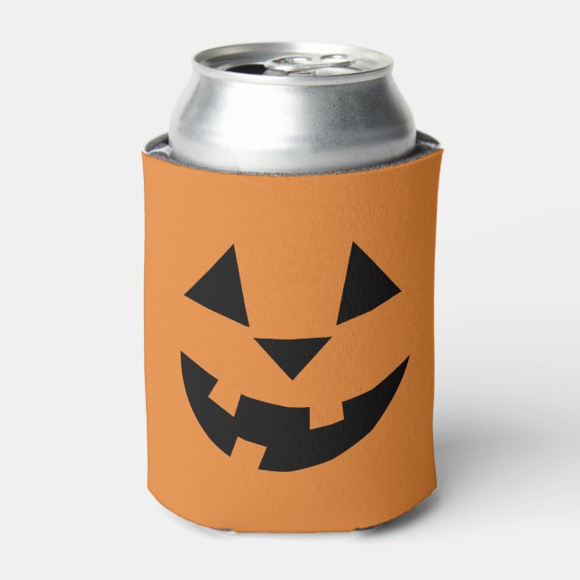 Jack O'Lantern Can Cooler (Can Front)