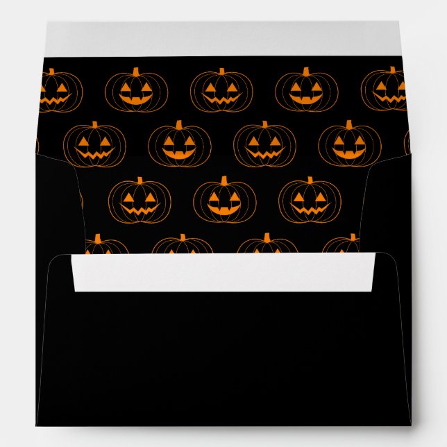 Jack O'Lantern Envelope A7 (Back (Bottom))