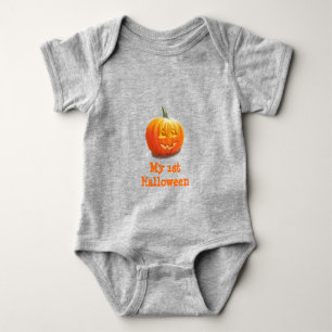 Jack O'Lantern Halloween Baby Bodysuit