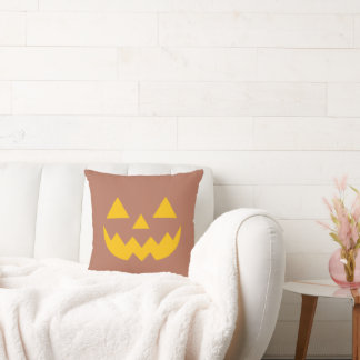 Jack O'Lantern Halloween Cushion
