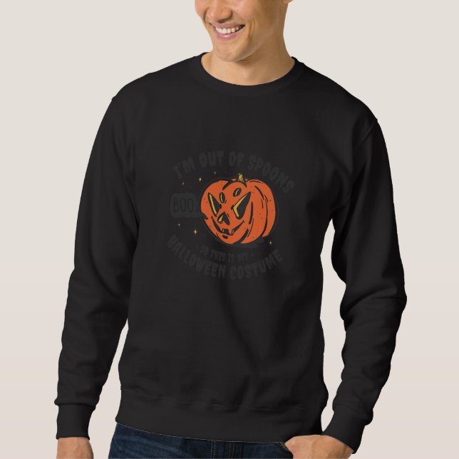 Jack O'lantern Halloween Holiday Pumpkin Sweatshirt (Front)
