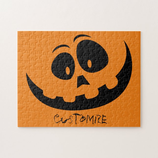 Jack O'lantern Smile Thunder_Cove Jigsaw Puzzle (Horizontal)