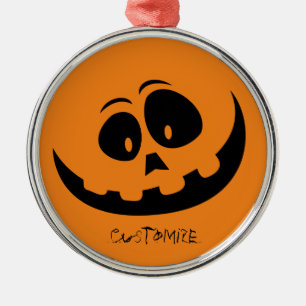 Jack O'lantern Smile Thunder_Cove Metal Tree Decoration