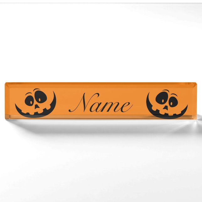 Jack O'lantern Smile Thunder_Cove  Nameplate (Front)