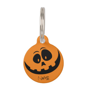 Jack O'lantern Smile Thunder_Cove Pet Tag