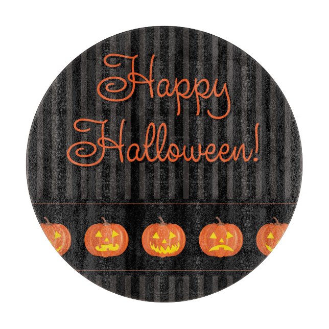 Jack O'Lanterns! Cutting Board (Front)
