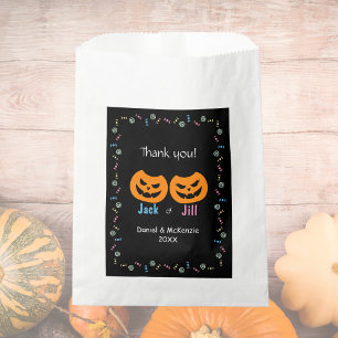 Jack or Jill O-Lantern Gender Reveal Thank You Favour Bags