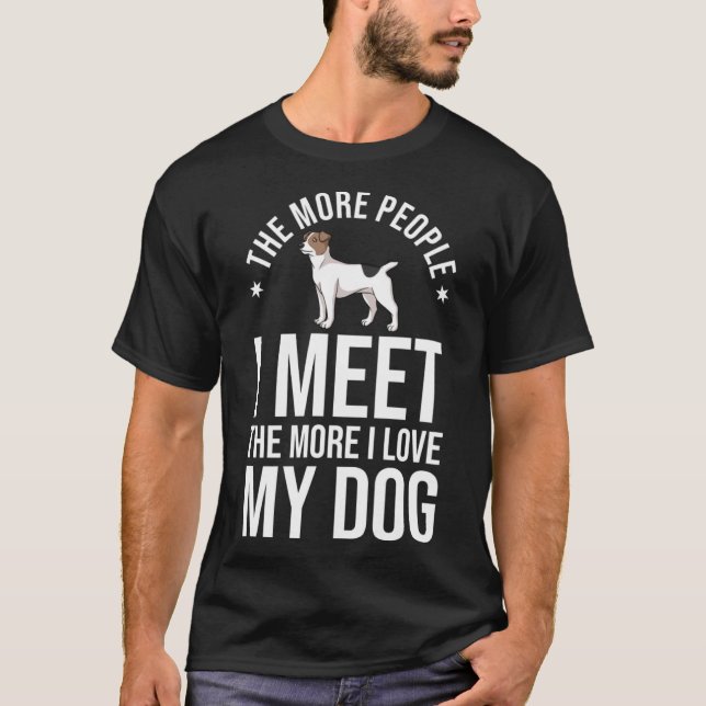Jack Parson Russell Terrier Dog Puppies Owner   1 T-Shirt (Front)