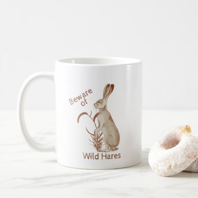 Jack Rabbit and Friends Coffee Mug (With Donut)